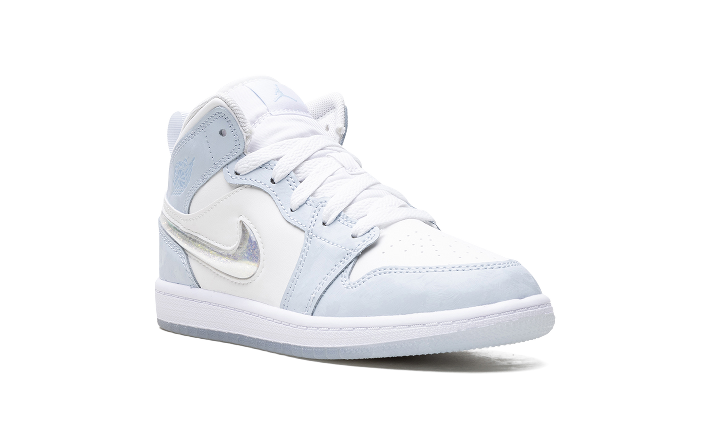 Air Jordan 1 Mid PS "Glitter Swoosh" FQ9118 400