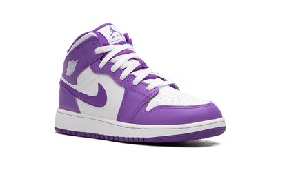 AIR JORDAN 1 MID GS "White / Purple Venom" DQ8423 511