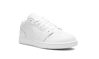 Air Jordan 1 Low GS "Triple White" 553560 136