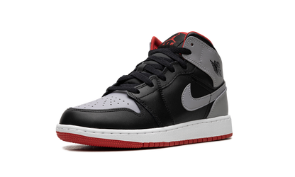 AIR JORDAN 1 MID GS "Black Grey Red" DQ8423 006