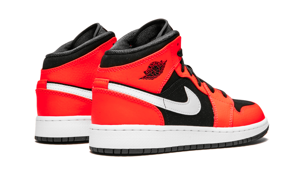 Air Jordan 1 Mid GS "Infrared" 554725 061