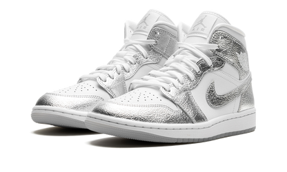 Air Jordan 1 Mid SE WMNS "Metallic Silver" FN5031 100