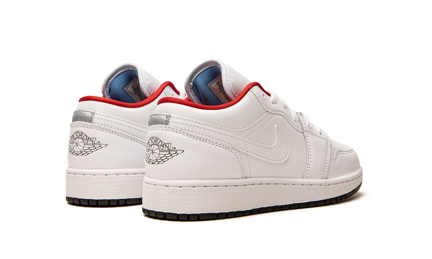 Air Jordan 1 Low GS "White / Red" 553560 164