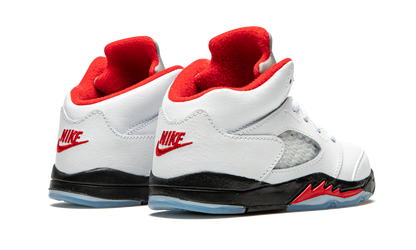 Air Jordan 5 Retro TD "Fire Red Silver Tongue 2020" 440890 102