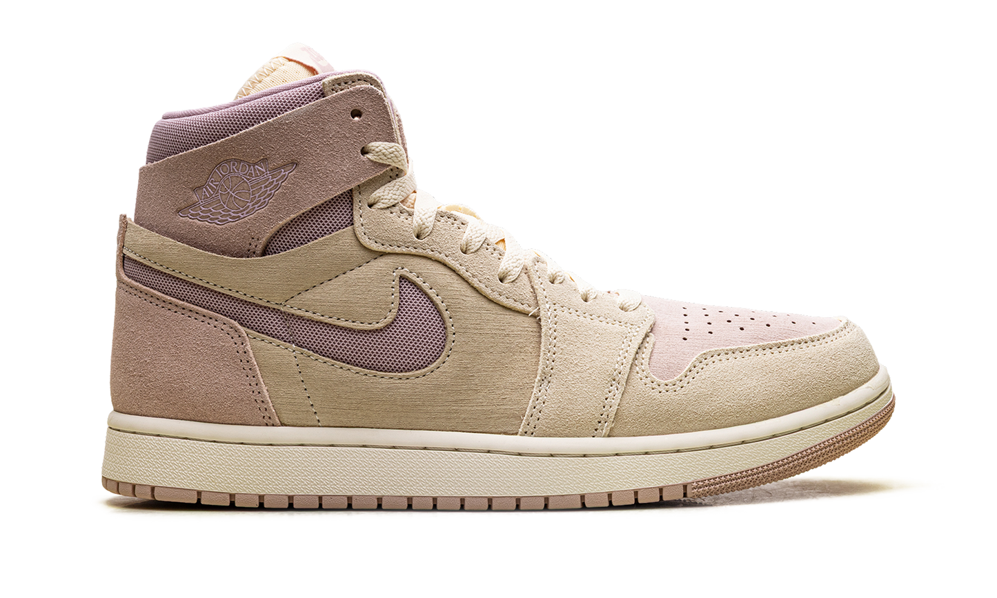 Air Jordan 1 High Zoom Air CMFT 2 WMNS "Muslin Plum Chalk" DV1305 100