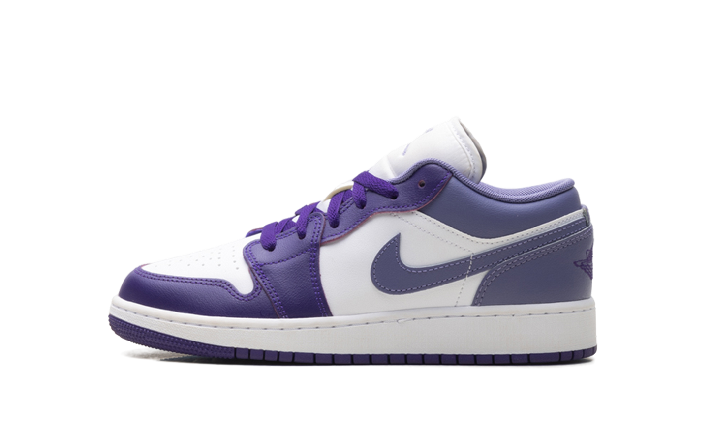 Air Jordan 1 Low GS "Purple / White" 553560 551