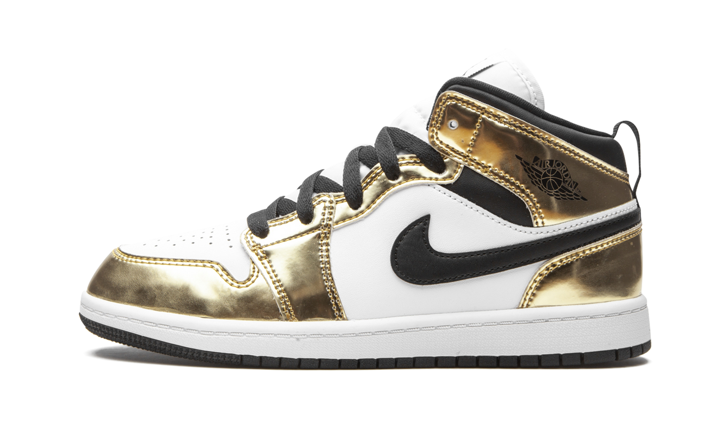 AIR JORDAN 1 MID SE PS "Metallic Gold" DC1422 700