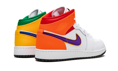 Air Jordan 1 MID GS "Three Peat" 554725 128