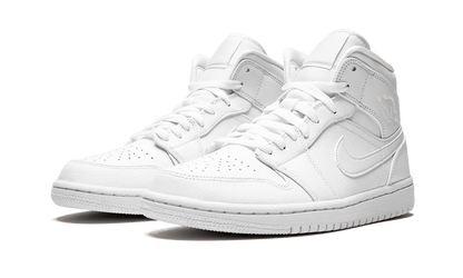 Air Jordan 1 Mid "Triple White" 554724 129