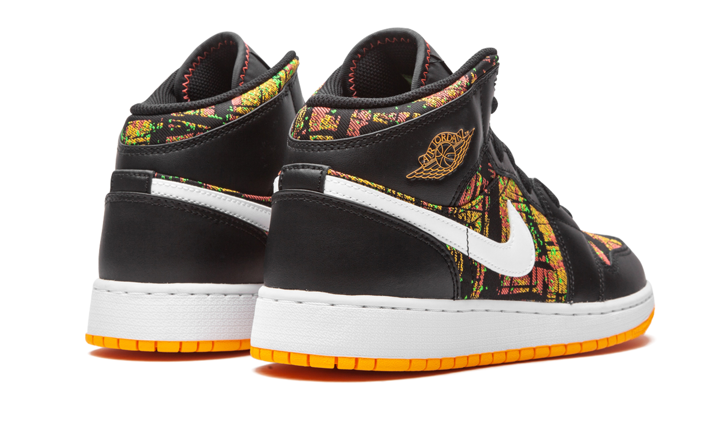 Air Jordan 1 Mid GS "Black / Laser Orange"