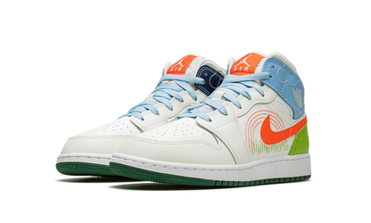 Air Jordan 1 MID SE GS "Stitch" DX2462 100