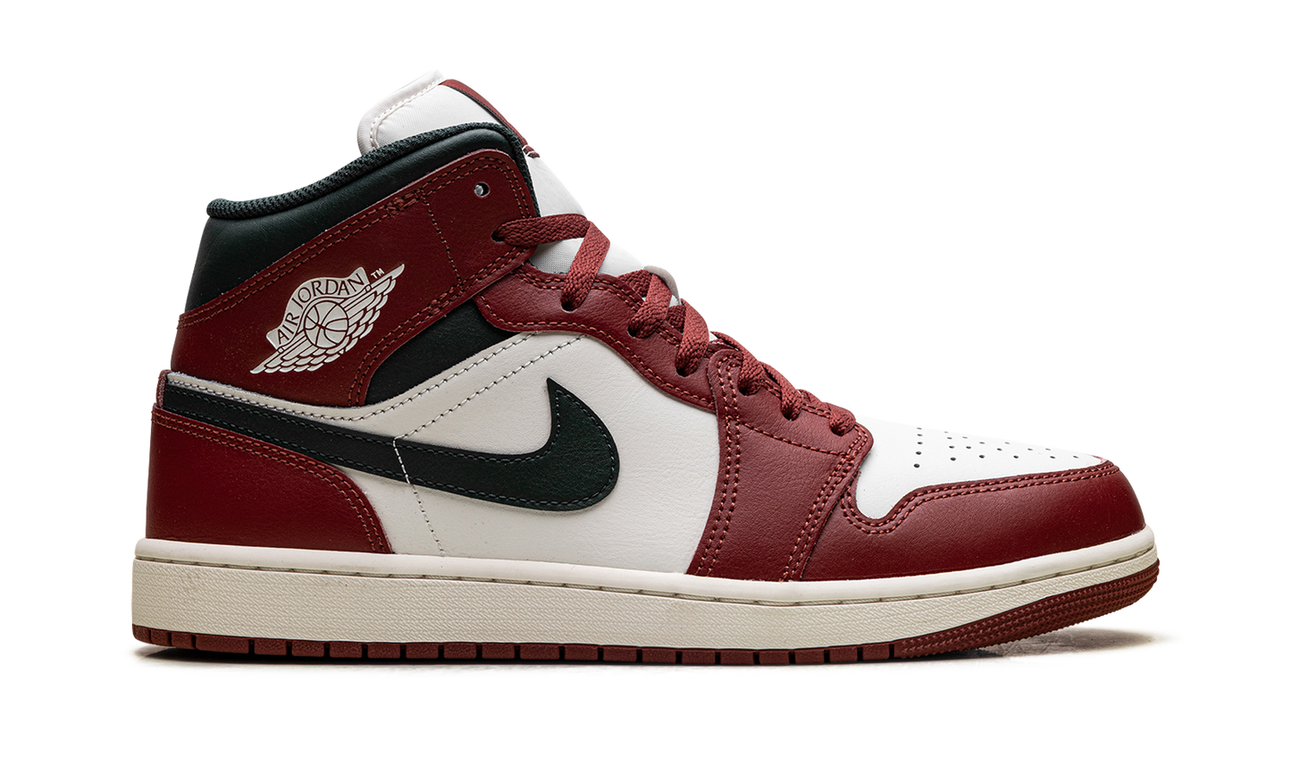 Air Jordan 1 Mid "Redstone / Midnight Green" DQ8426 105