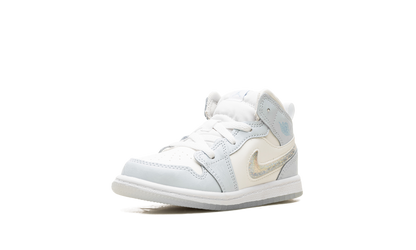 Air Jordan 1 Mid TD "Glitter Swoosh" FQ9116 400