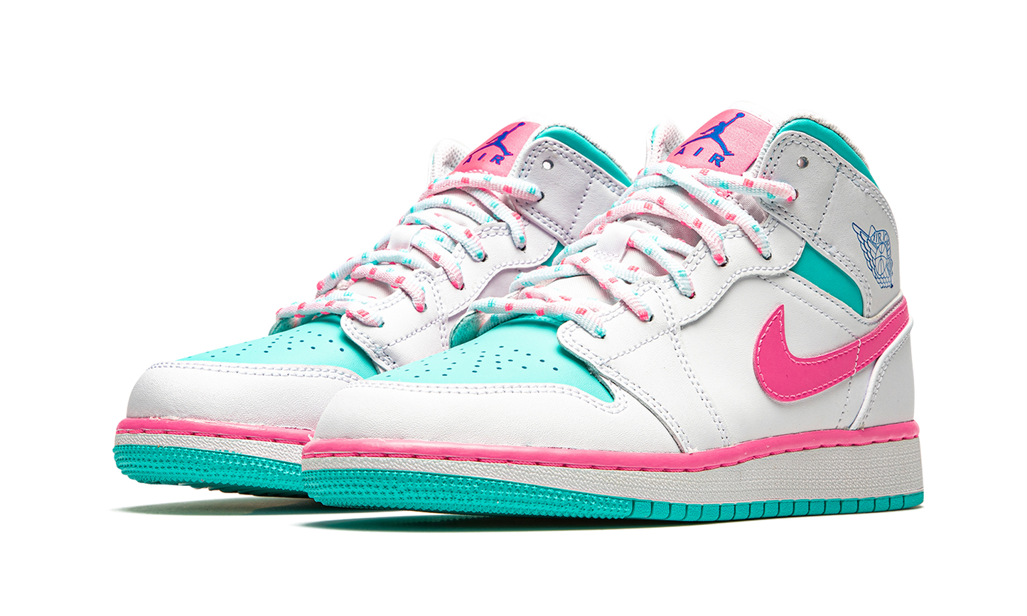 Air Jordan 1 Mid GS "Digital Pink"