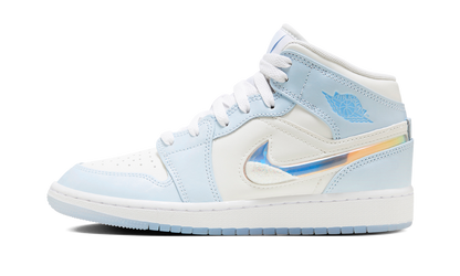 AIR JORDAN 1 MID SE GS "GLITTER SWOOSH" FQ9117 400
