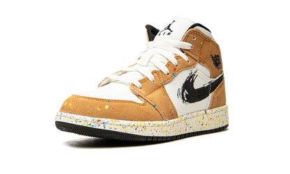 Air Jordan 1 Mid SE GS "Brushstroke" DA8006 100