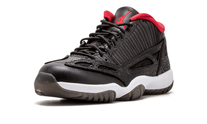 Air Jordan 11 Retro Low IE "Black Charcoal Red" 306008 001