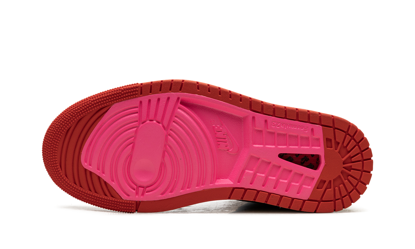 AIR JORDAN 1 ZOOM AIR CMFT WMNS "Cacao Wow/Picante Red/Black/Hyper Pink" DV1305 206