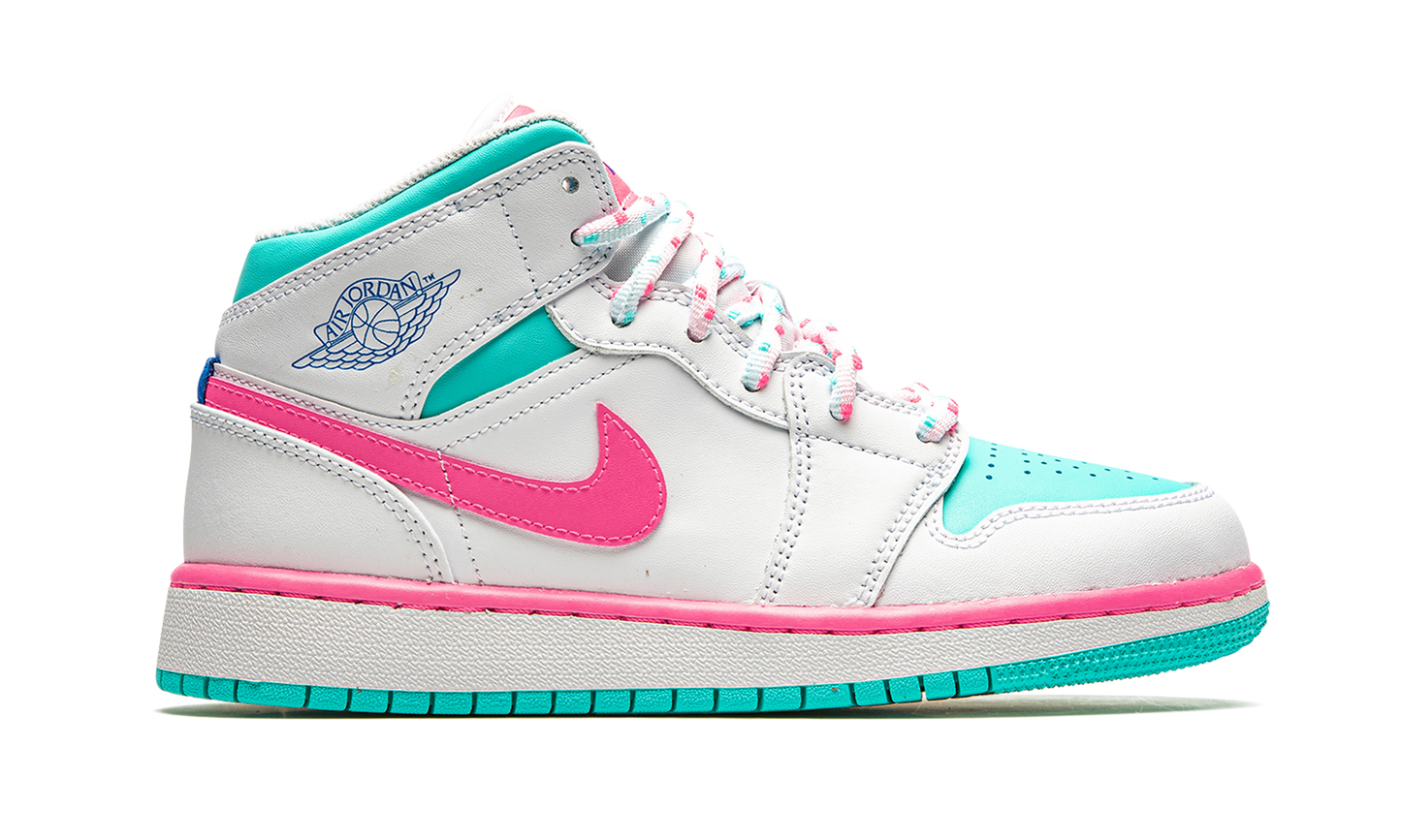 Air Jordan 1 Mid GS "Digital Pink"
