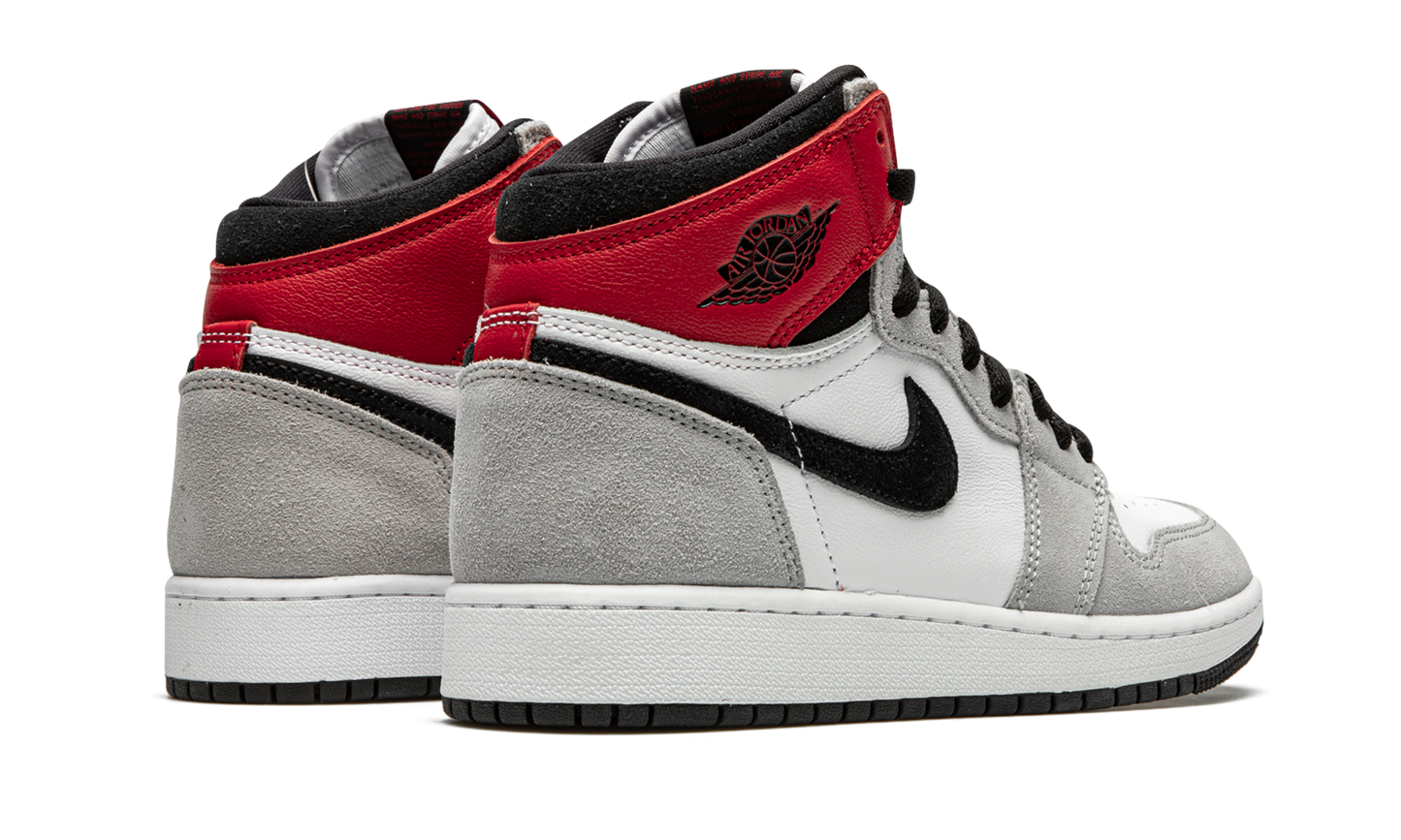Air Jordan 1 Retro High OG GS "Light Smoke Grey" 575441 126