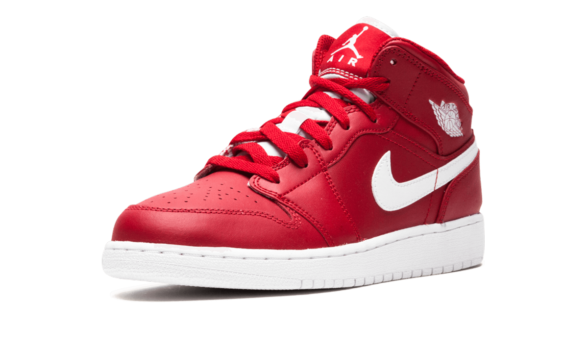 Air Jordan 1 Mid GS "Gym Red 2.0" 554725 600
