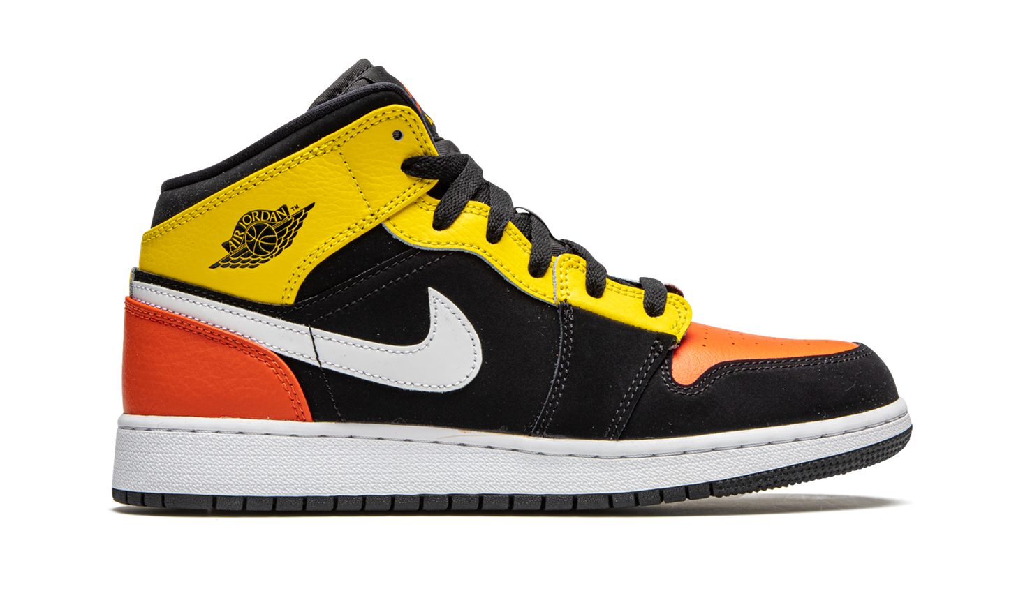Air Jordan 1 MID SE GS "Amarillo Team Orange" BQ6931 087
