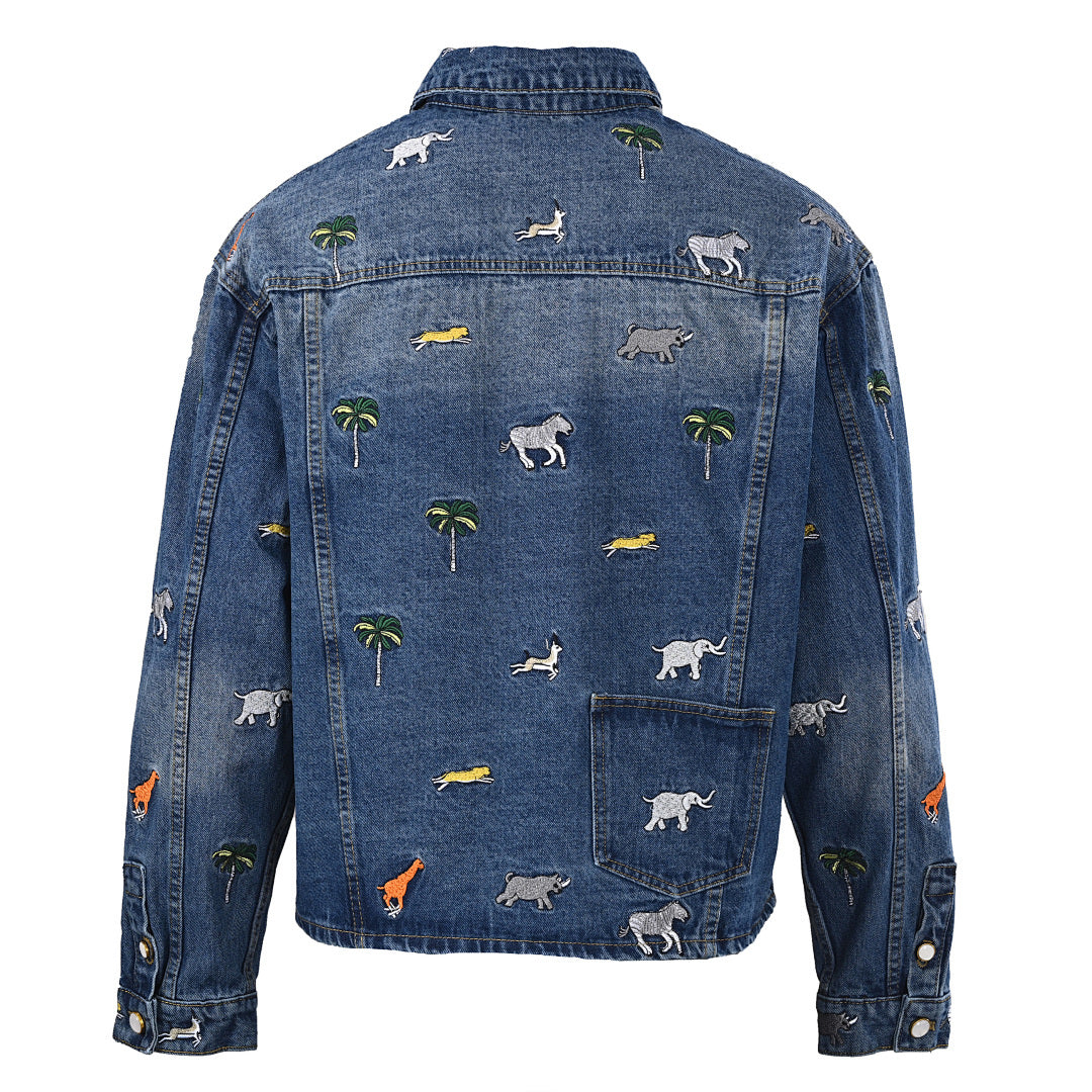 Louis Vuitton Spring/Summer '26 Denim Jacket & Set with Animal Embroidery