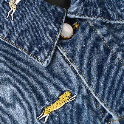 Louis Vuitton Spring/Summer '26 Denim Jacket & Set with Animal Embroidery