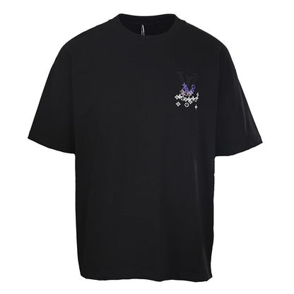 Louis Vuitton Gradient Shoulder-Letter Short-Sleeve T-Shirt