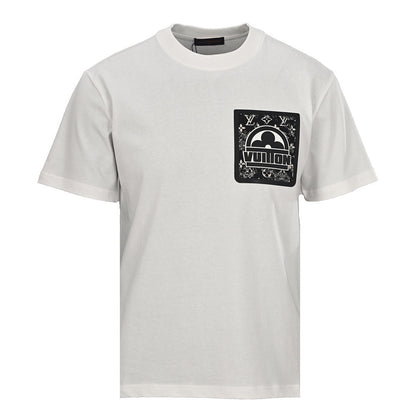 Louis Vuitton Monogram Faux-Pocket Print Short-Sleeve T-Shirt
