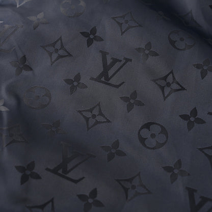 Louis Vuitton Reversible Windbreaker Jacket featuring Leather Logo Patch and Tonal Jacquard Pattern