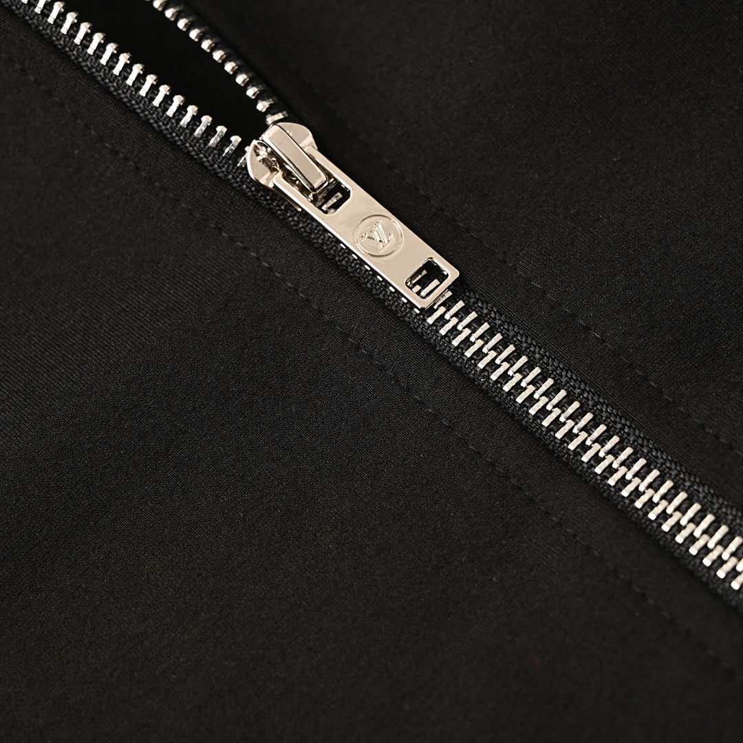 Louis Vuitton Zip Jacket with Chest-Set Diamonds