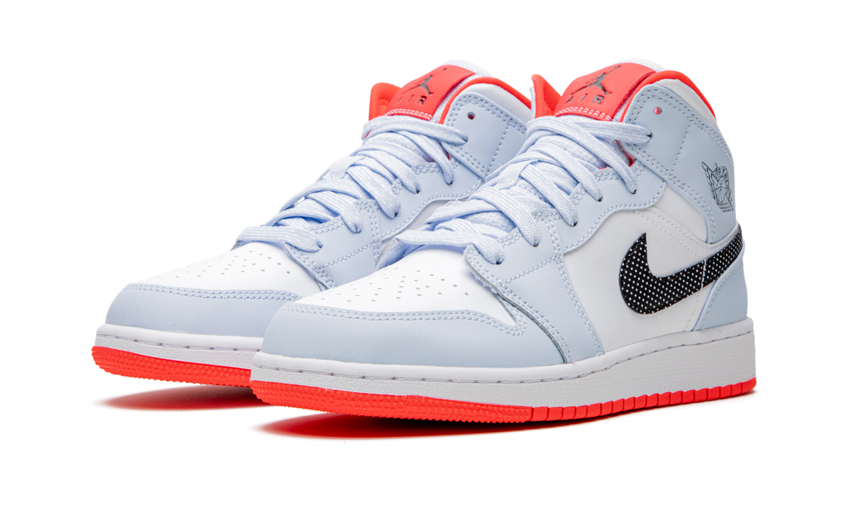 Air Jordan 1 Mid GS "Polka Dot" 555112 400