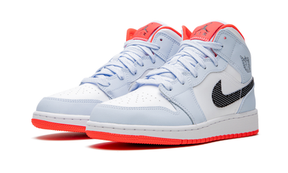 Air Jordan 1 Mid GS "Polka Dot" 555112 400