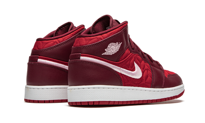 Air Jordan 1 Mid SE GS "Red Quilt" AV5174 600