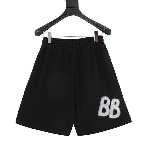 Gucci × Balenciaga 2023 Fall/Spring Collaboration Series: Logo-Print Colorful Hand-Painted Shorts