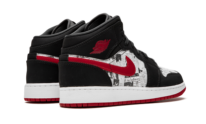 Air Jordan 1 MID SE GS "Newspaper" BQ6931 061