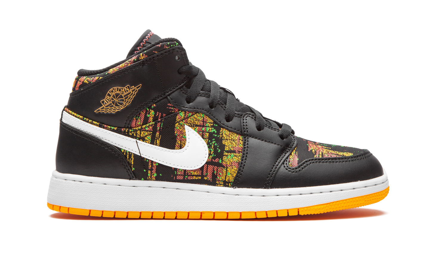 Air Jordan 1 Mid GS "Black / Laser Orange"