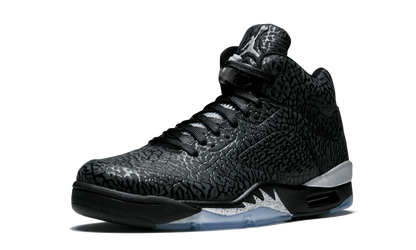 Air Jordan 5 Retro 3Lab5 "Black Silver" 599581 003