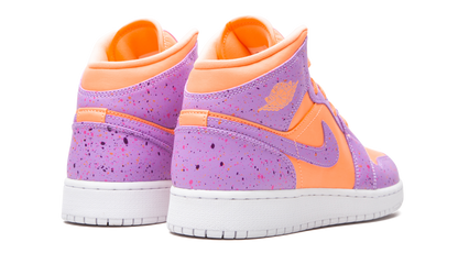Air Jordan 1 Mid SE GS "Orange Pulse / Atomic Violet" AV5174 800