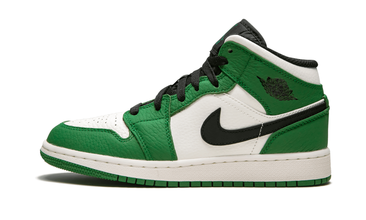 Air Jordan 1 Mid SE GS "Pine Green" BQ6931 301