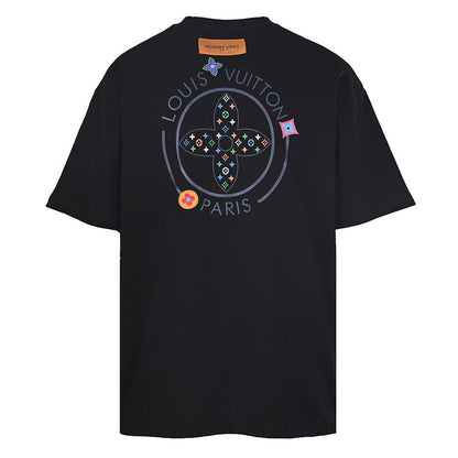 Louis Vuitton Beaded Crew-Neck Short-Sleeve T-Shirt