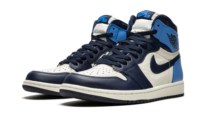 Air Jordan 1 Retro High OG "Obsidian/University Blue" 555088 140