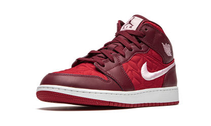 Air Jordan 1 Mid SE GS "Red Quilt" AV5174 600