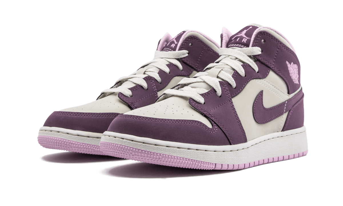 Air Jordan 1 Mid GS "Pro Purple" 555112 500