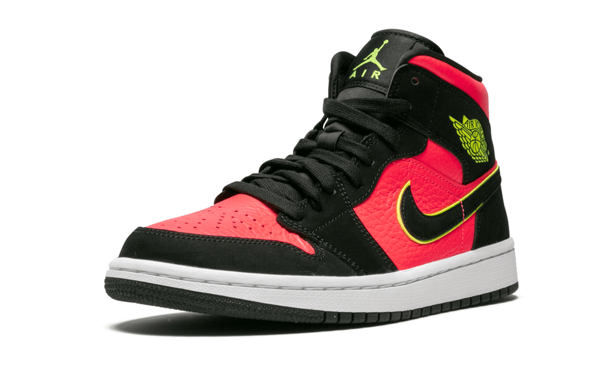 AIR JORDAN 1 MID WMNS "Hot Punch / Volt" BQ6472 006