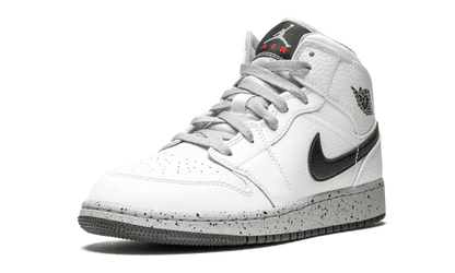 Air Jordan 1 Mid GS "White Cement" 554725 115
