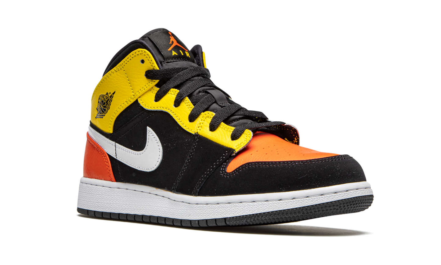 Air Jordan 1 MID SE GS "Amarillo Team Orange" BQ6931 087