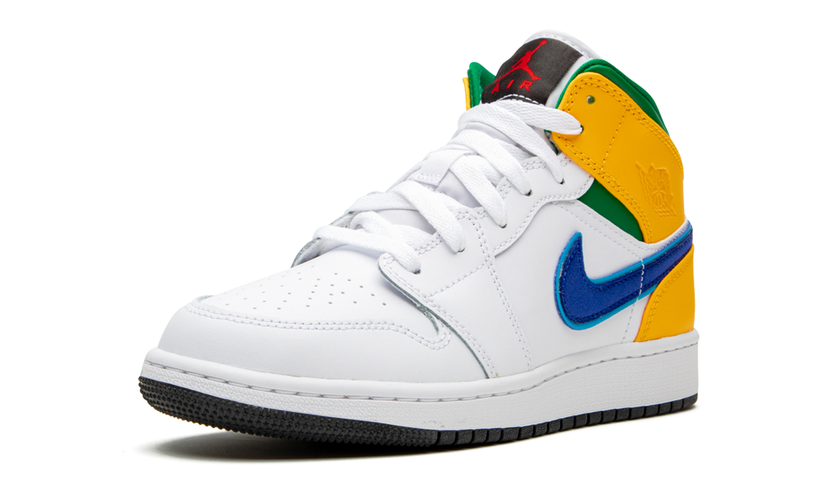 Air Jordan 1 MID GS "Three Peat" 554725 128