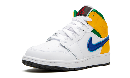 Air Jordan 1 MID GS "Three Peat" 554725 128
